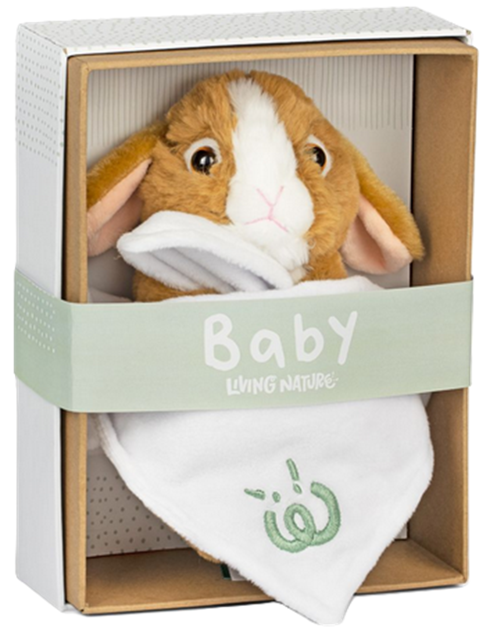 Living Nature Babies Baby Brown Rabbit With Blanket