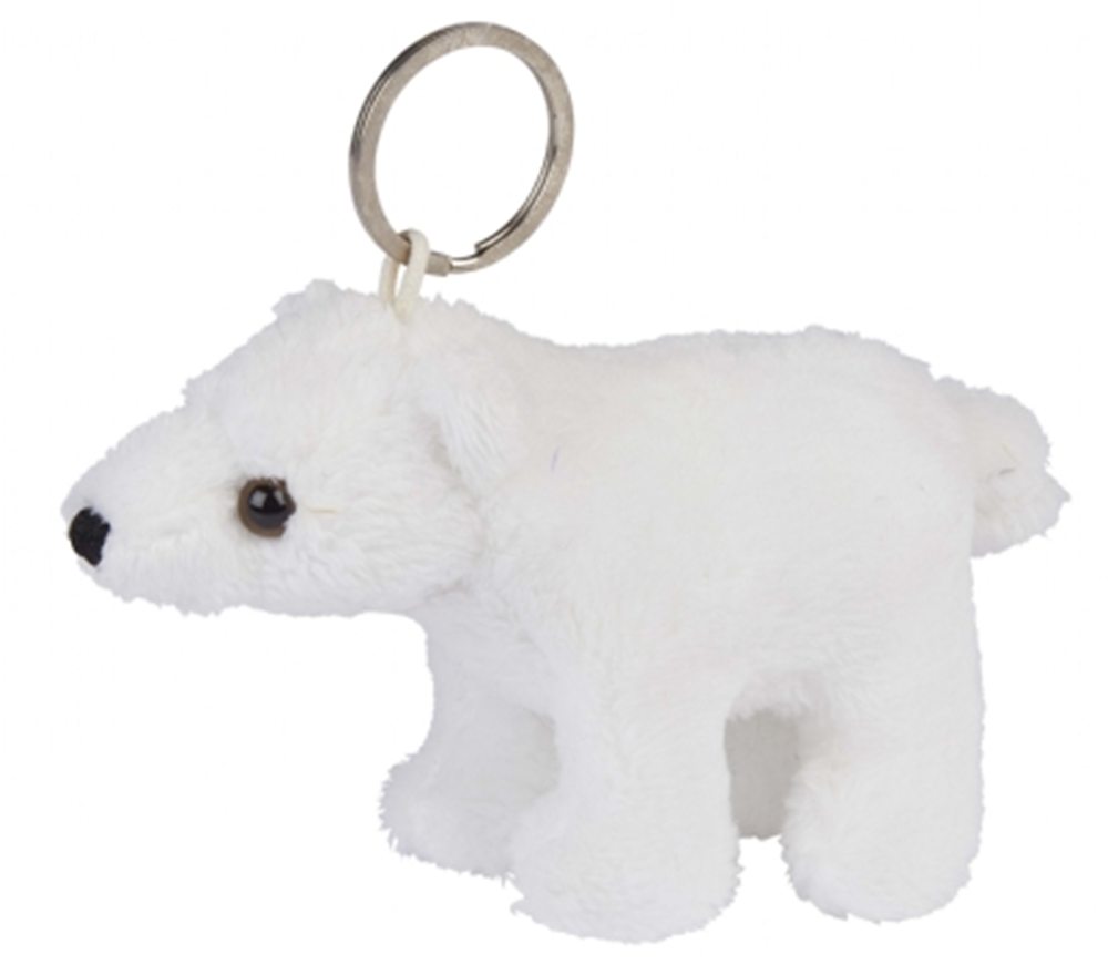 Ravensden Soft Plush Polar Bear Keyring 10cm