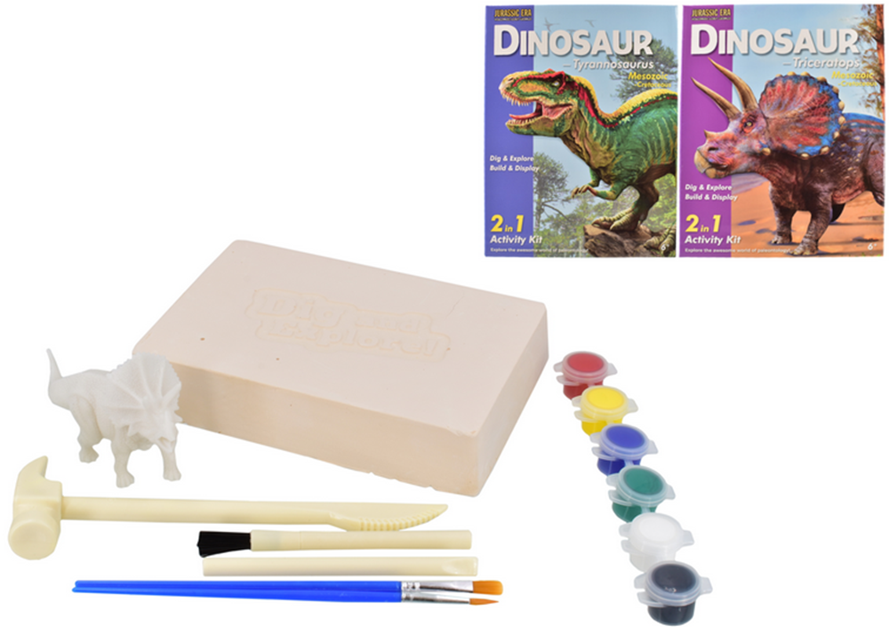 Kandytoys 2 In 1 Dinosaur Activity Kit