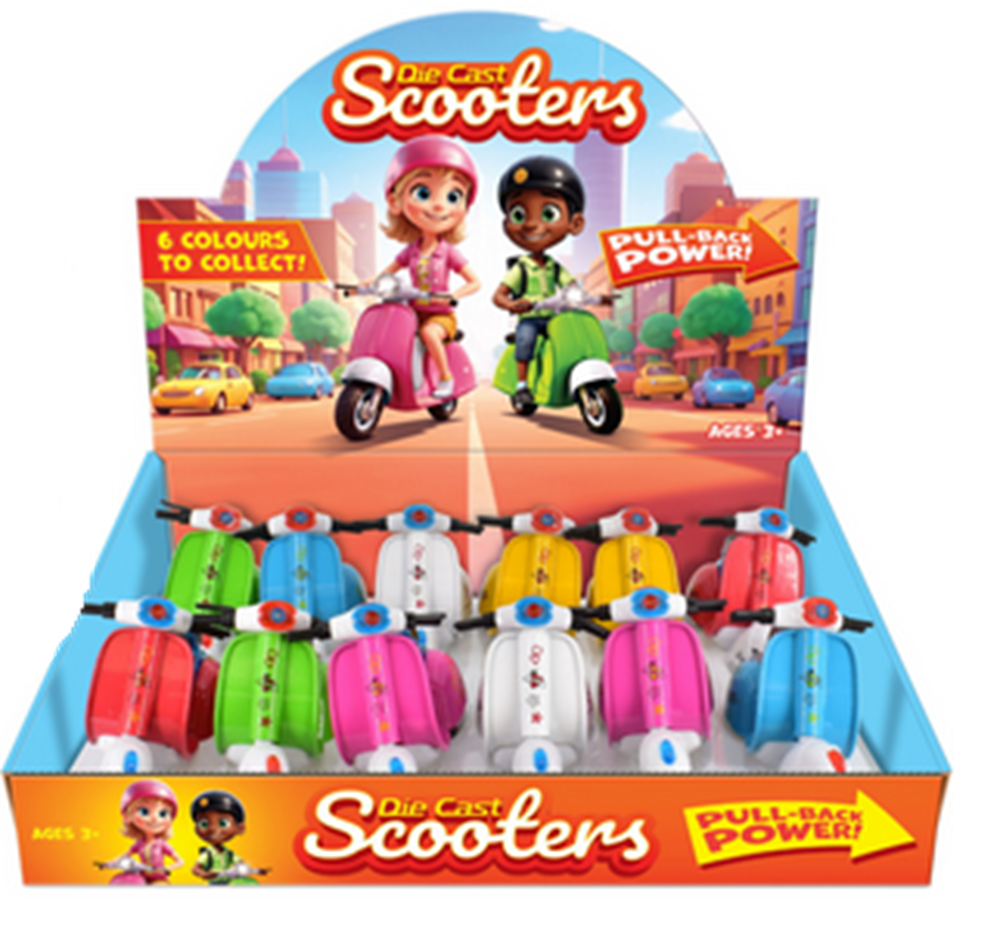 Kandytoys Die-Cast Scooter