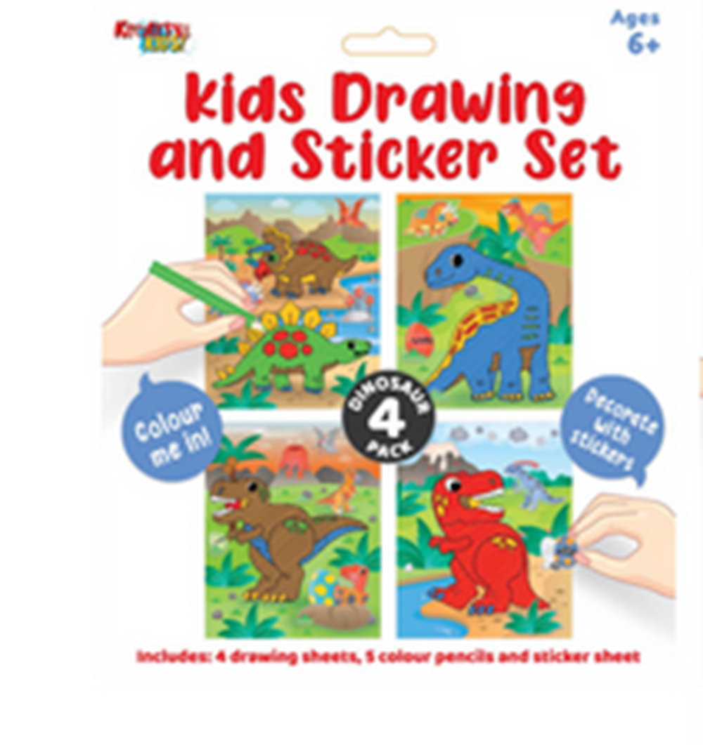 Kreative Kidz Drawing & Sticker Set