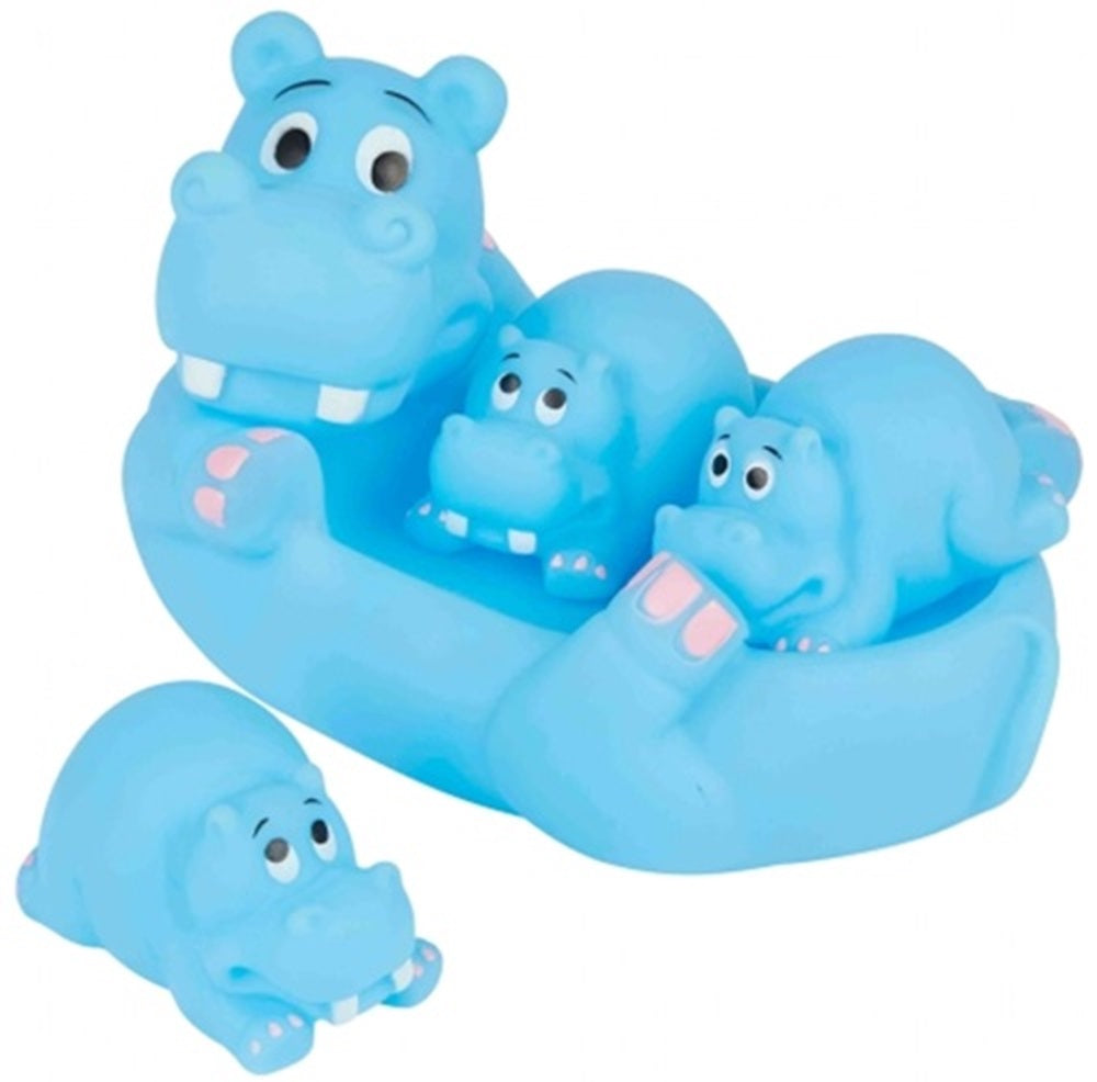 Ravensden Hippo Blue Bath Set - 16cm