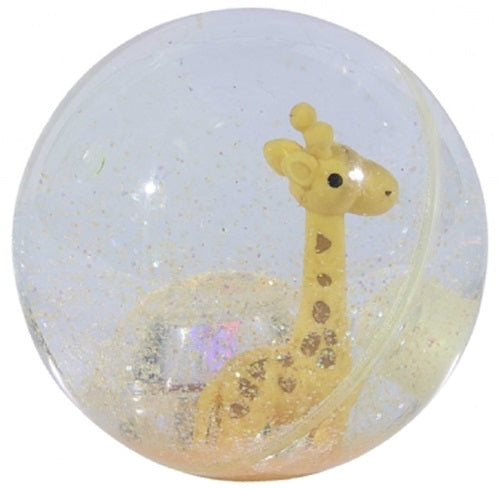 Ravensden Giraffe Light Up Bouncy Ball - 6.5cm