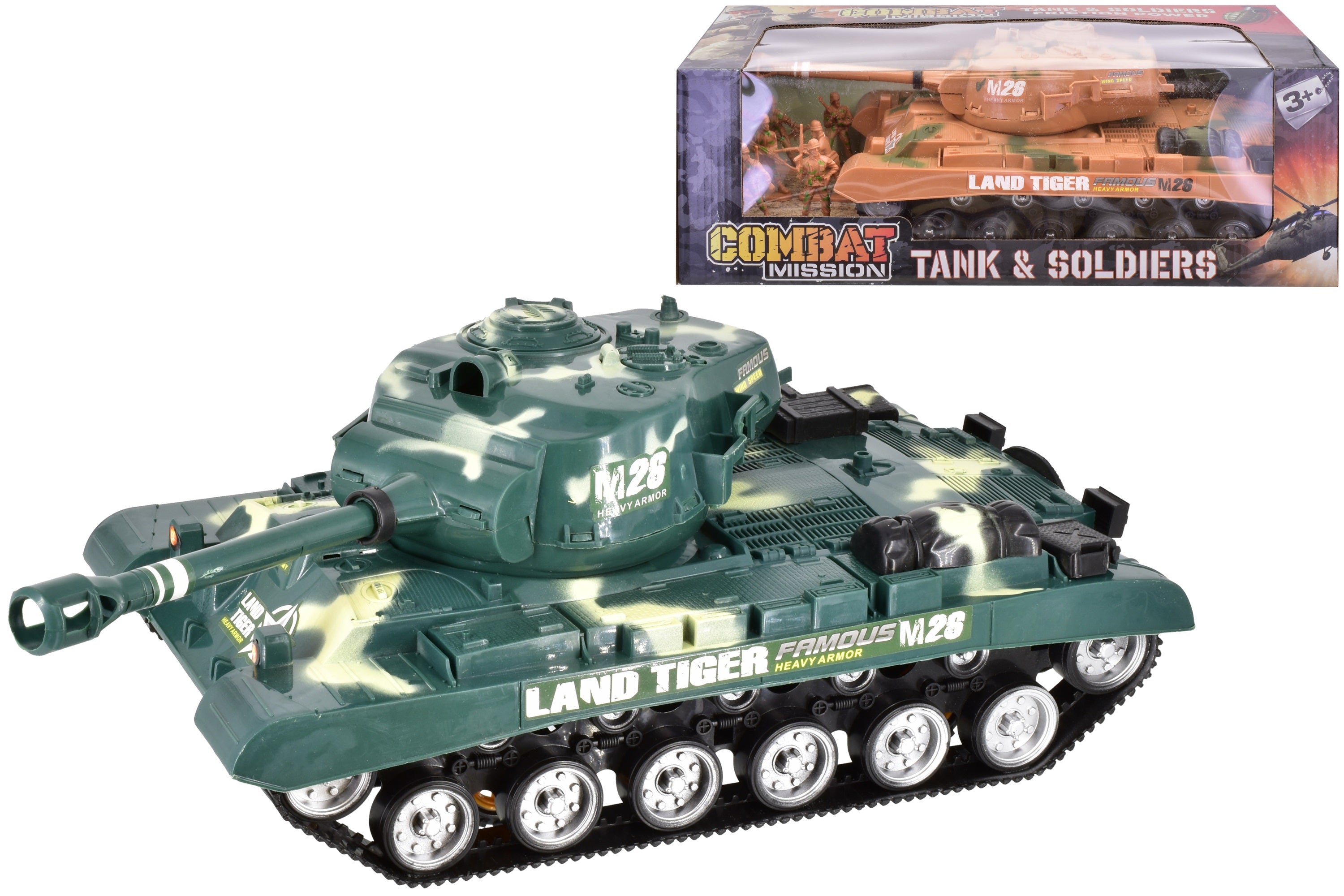 Combat Mission Large Friction Tank And Soldiers