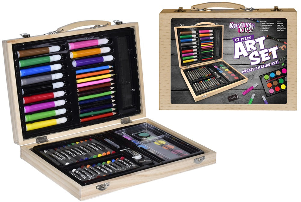 Kandytoys 67 Piece Art Set