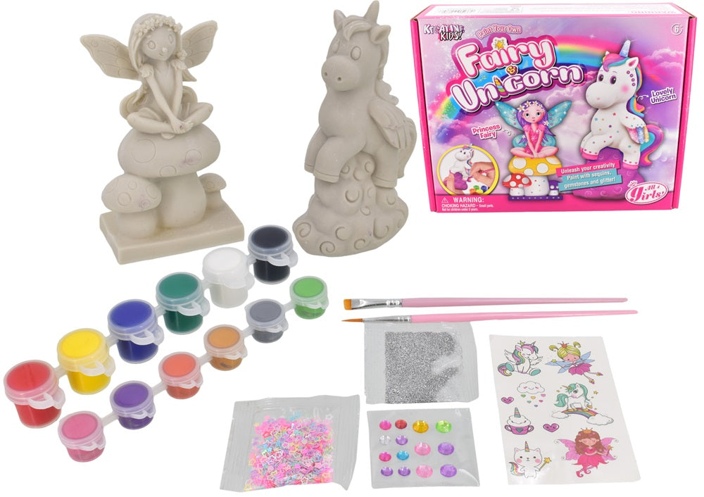 Kandytoys Paint Your Own Fairy And Unicorn