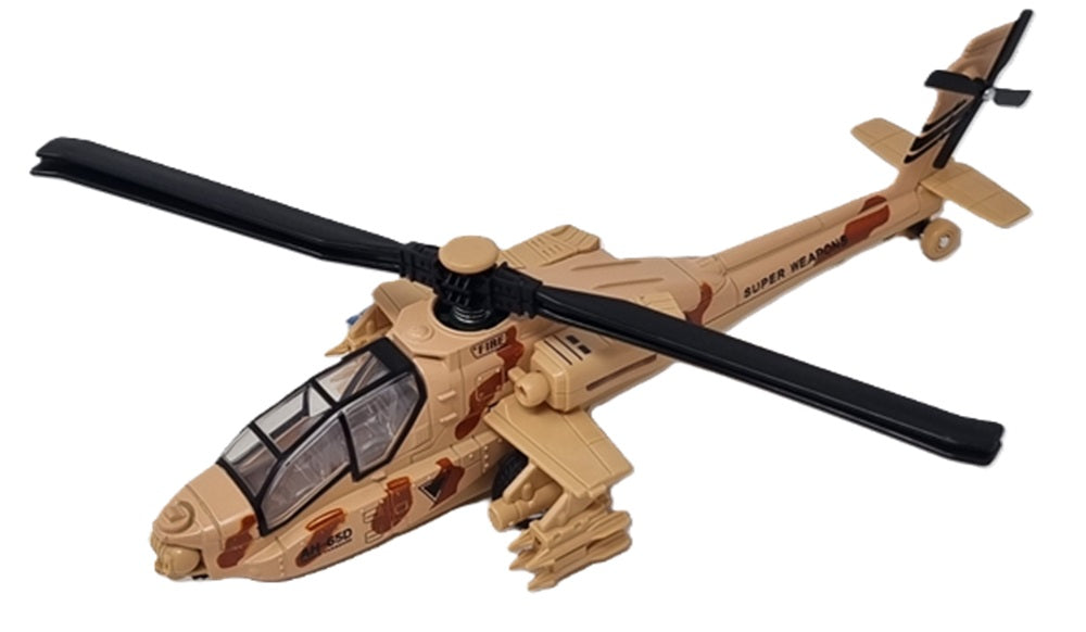 Kandytoys Diecast Apache Helicopter