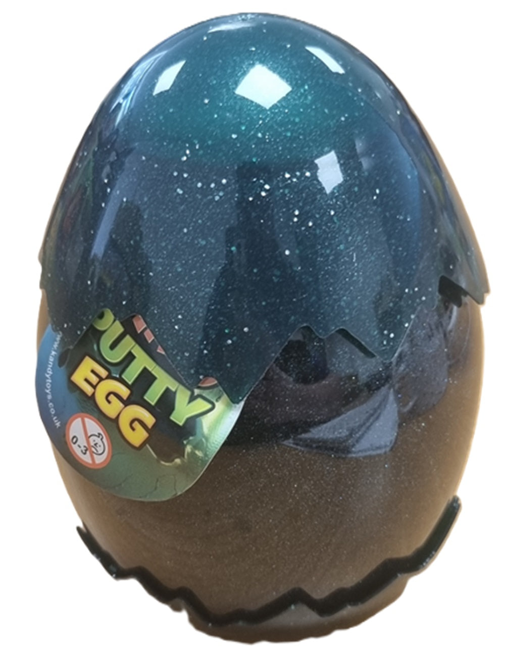 Kandytoys Metallic Large Dino Putty Egg