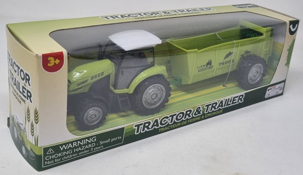 Keycraft Diecast Pullback Tractor