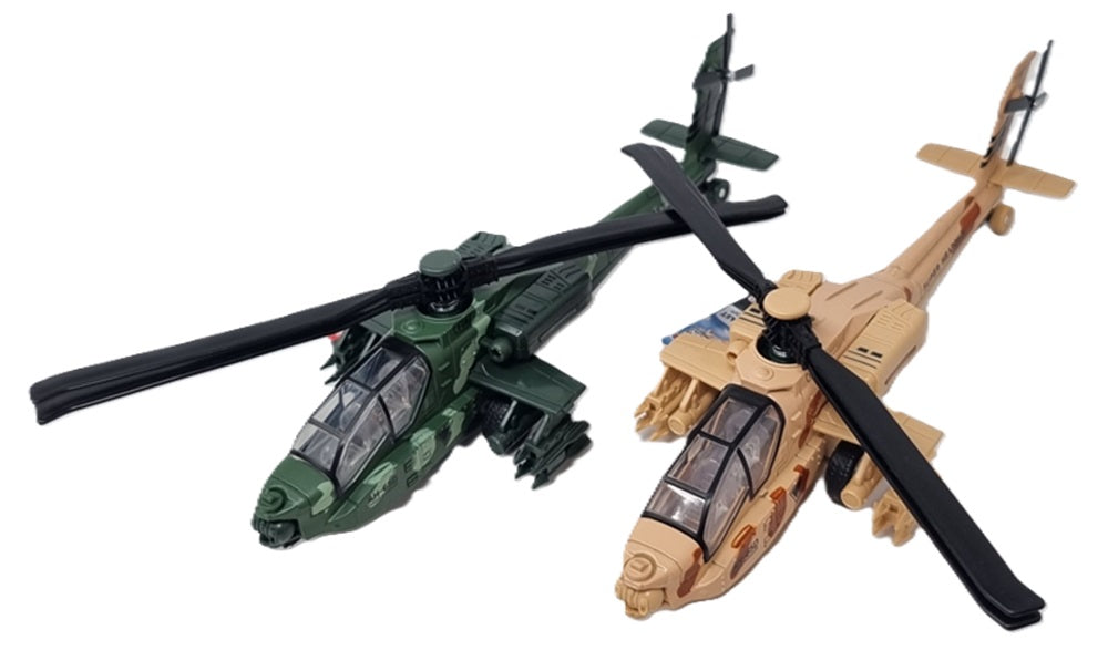 Kandytoys Diecast Apache Helicopter