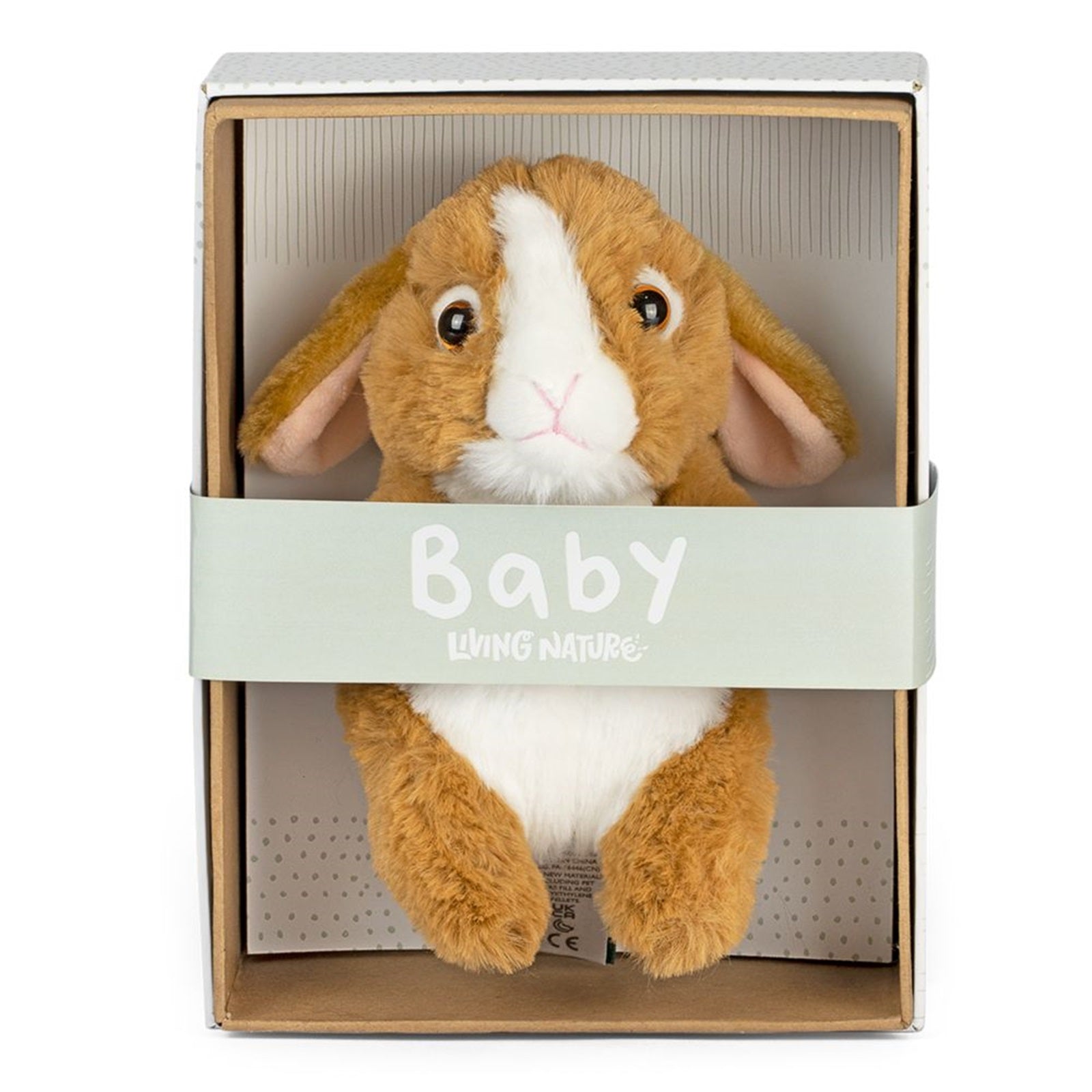 Keycraft Living Naure Baby Brown Bunny Plush Soft Toy - AN749