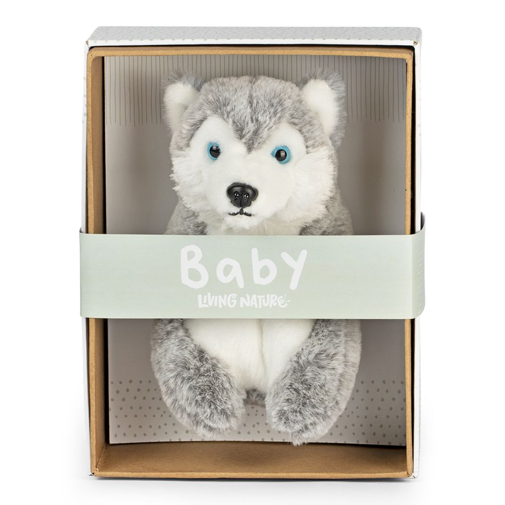 Keycraft Living Nature Baby Husky Soft Toy - AN753