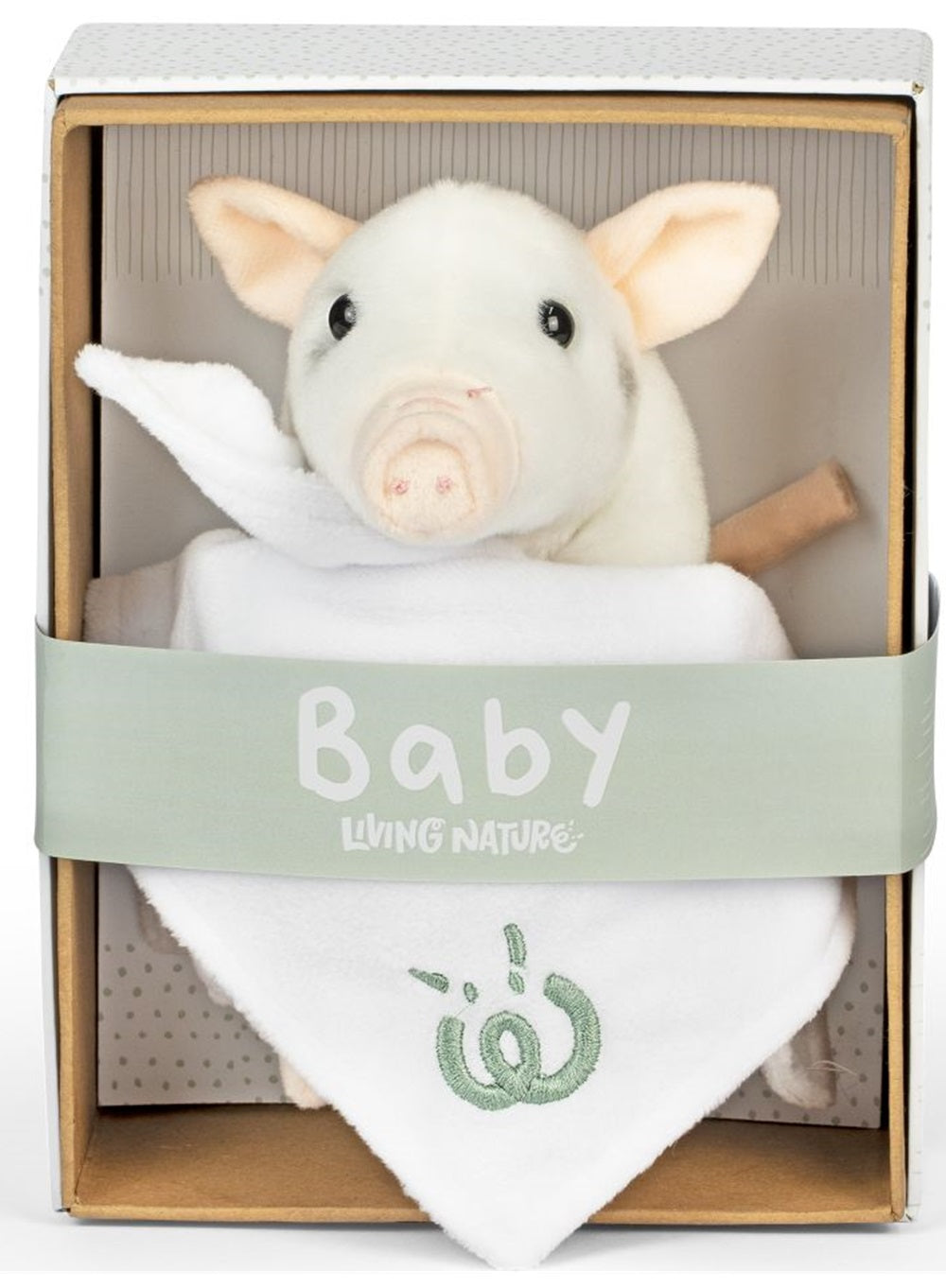 Living Nature Babies Juliana Piglet With Blanket Soft Toy