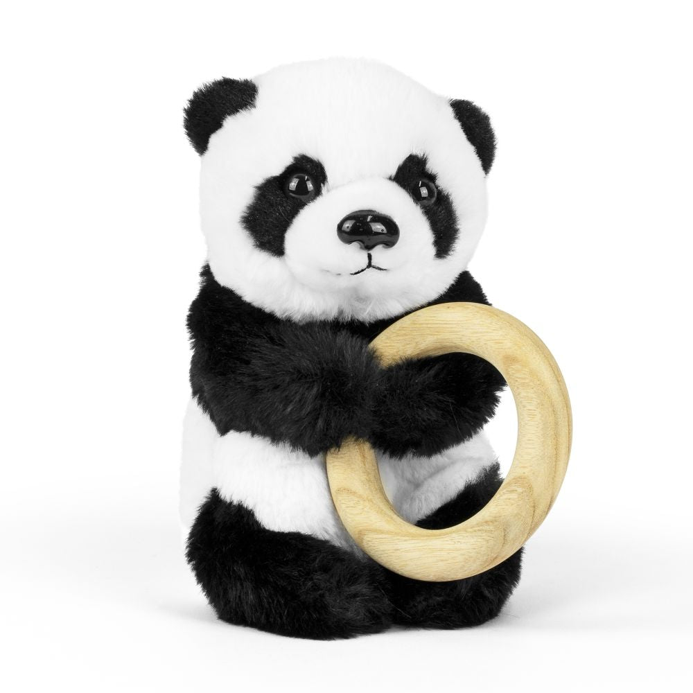 Keycraft Living Nature Baby Panda With Ring Soft Toy - AN760