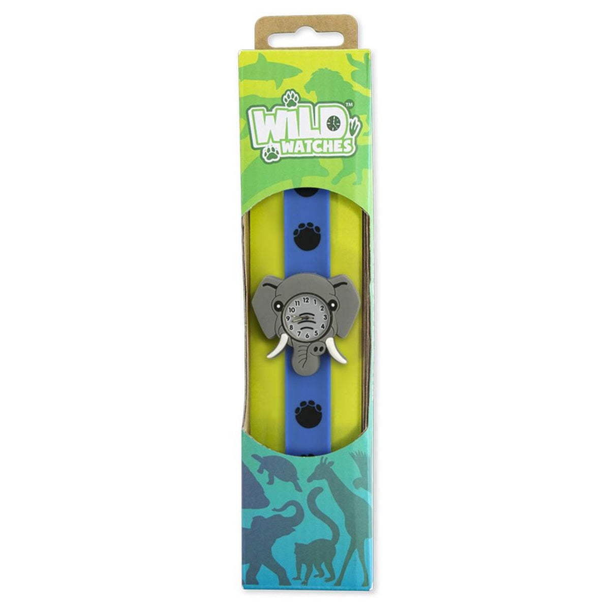 Wild Watches Elephant Snap Band Watch