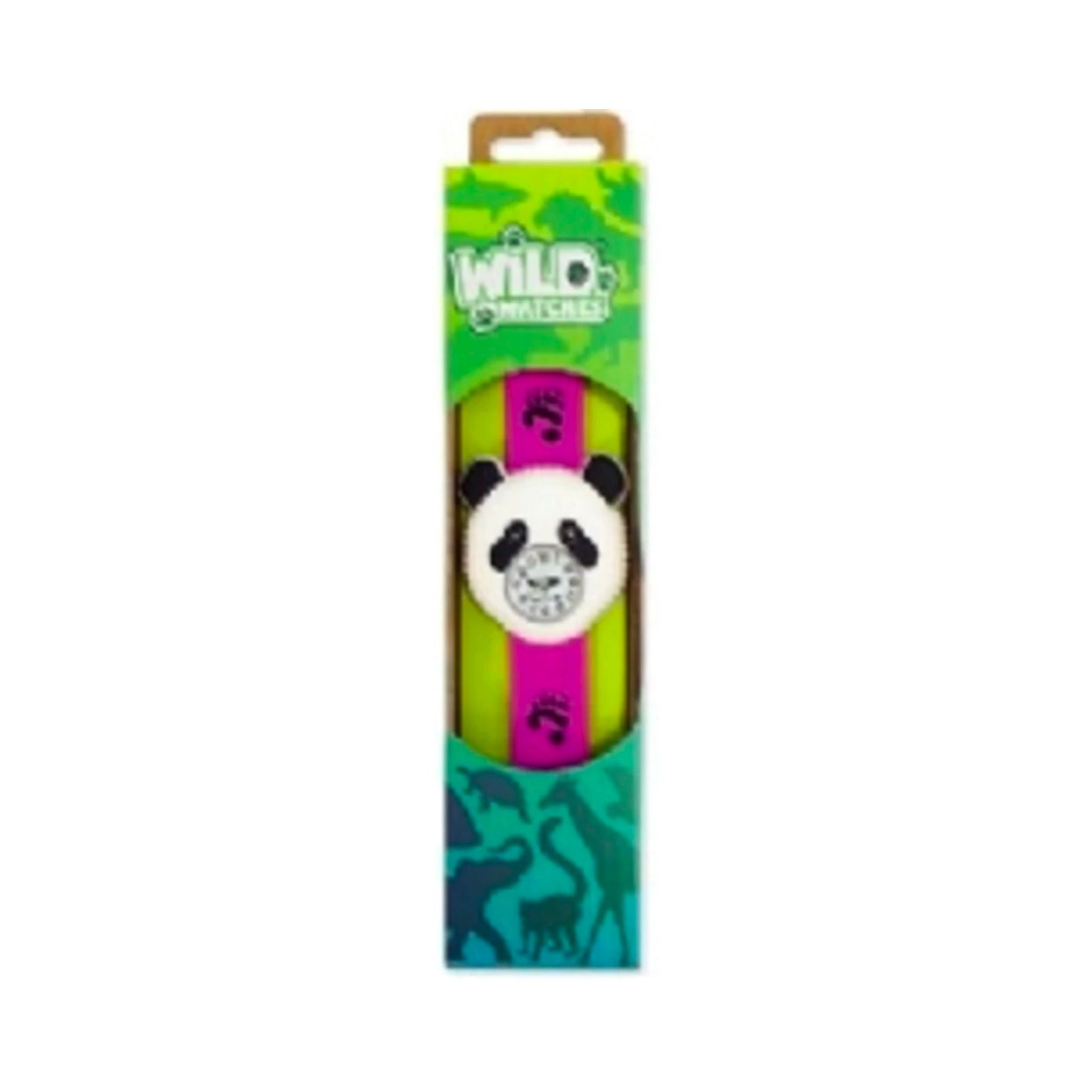 Wild Watches Panda Snap Band Watch