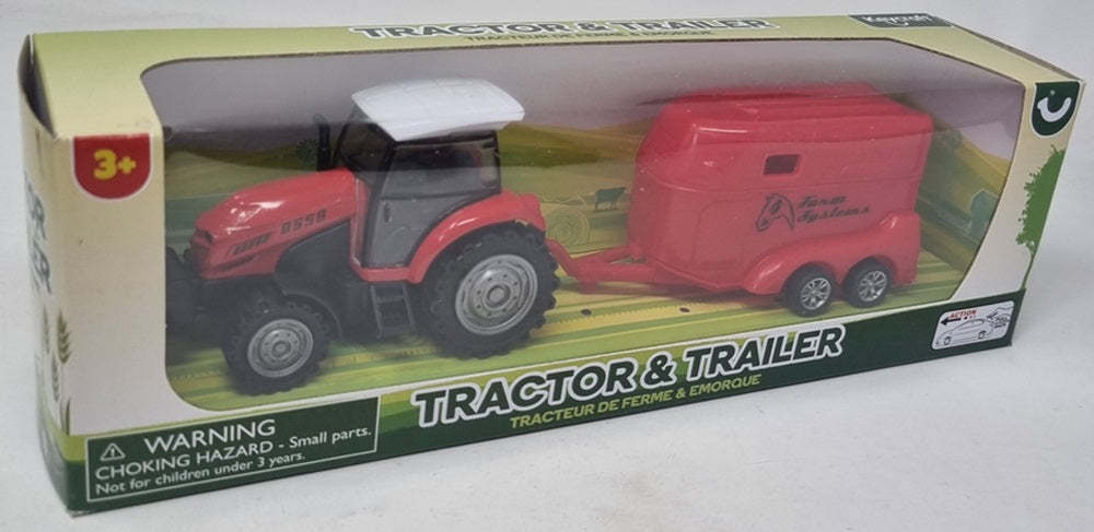 Keycraft Diecast Pullback Tractor