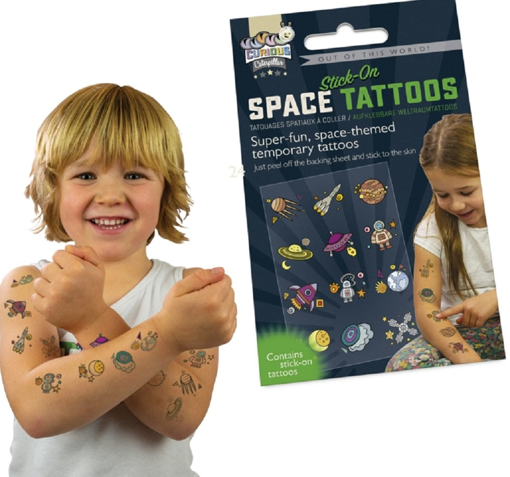 Funtime Gifts Removable Space Tattoos
