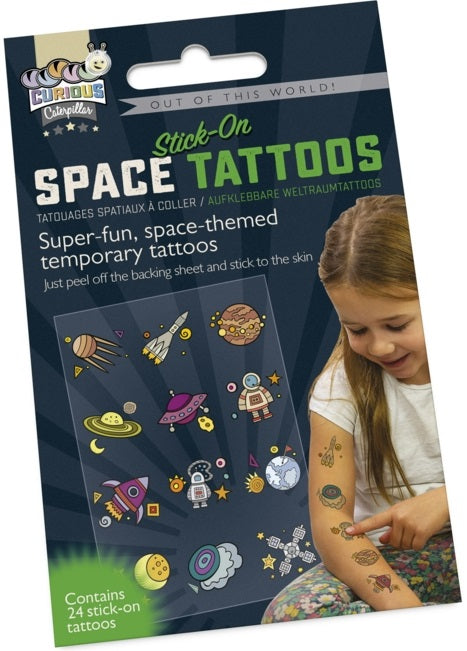 Funtime Gifts Removable Space Tattoos