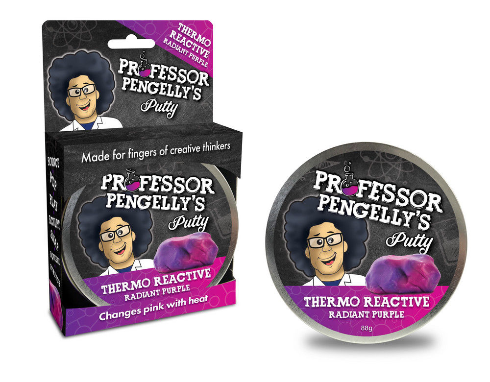 Professor Pengelly's Colour Changing Putty ��� Radiant Purple to Pink