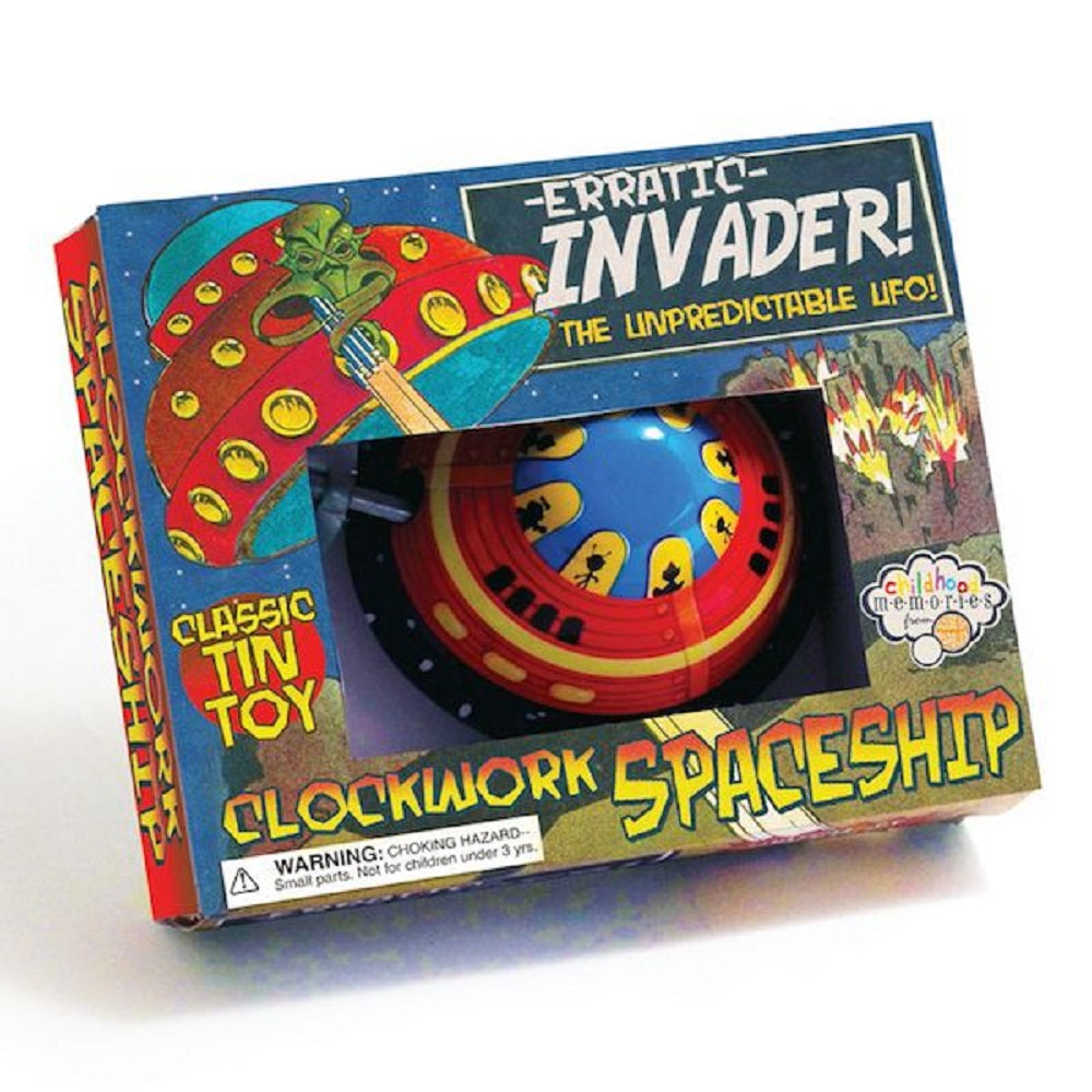 Erratic Invader UFO Clockwork Spaceship