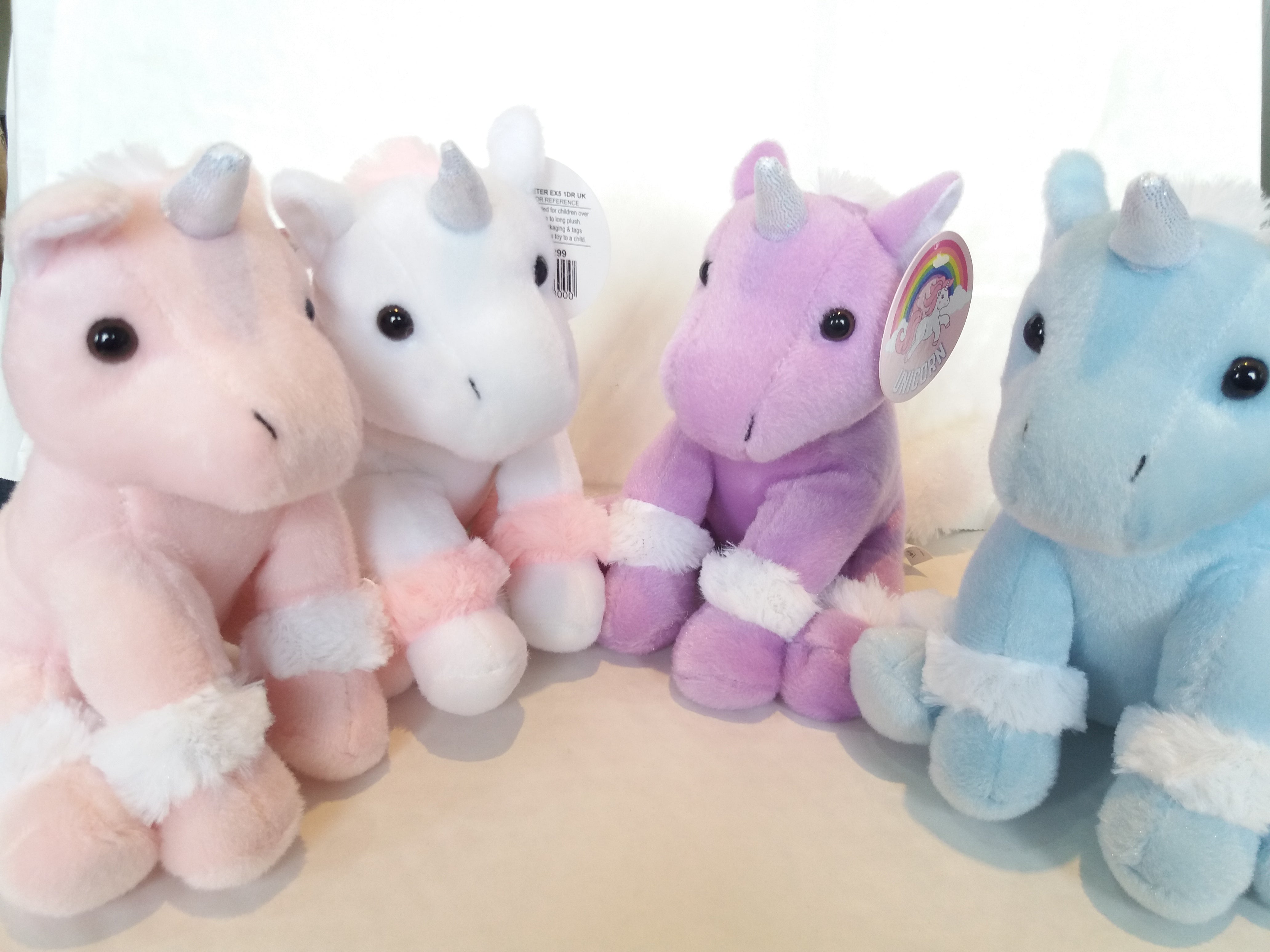 Kandy Toys Soft Plush Unicorn With Sparkly Horn