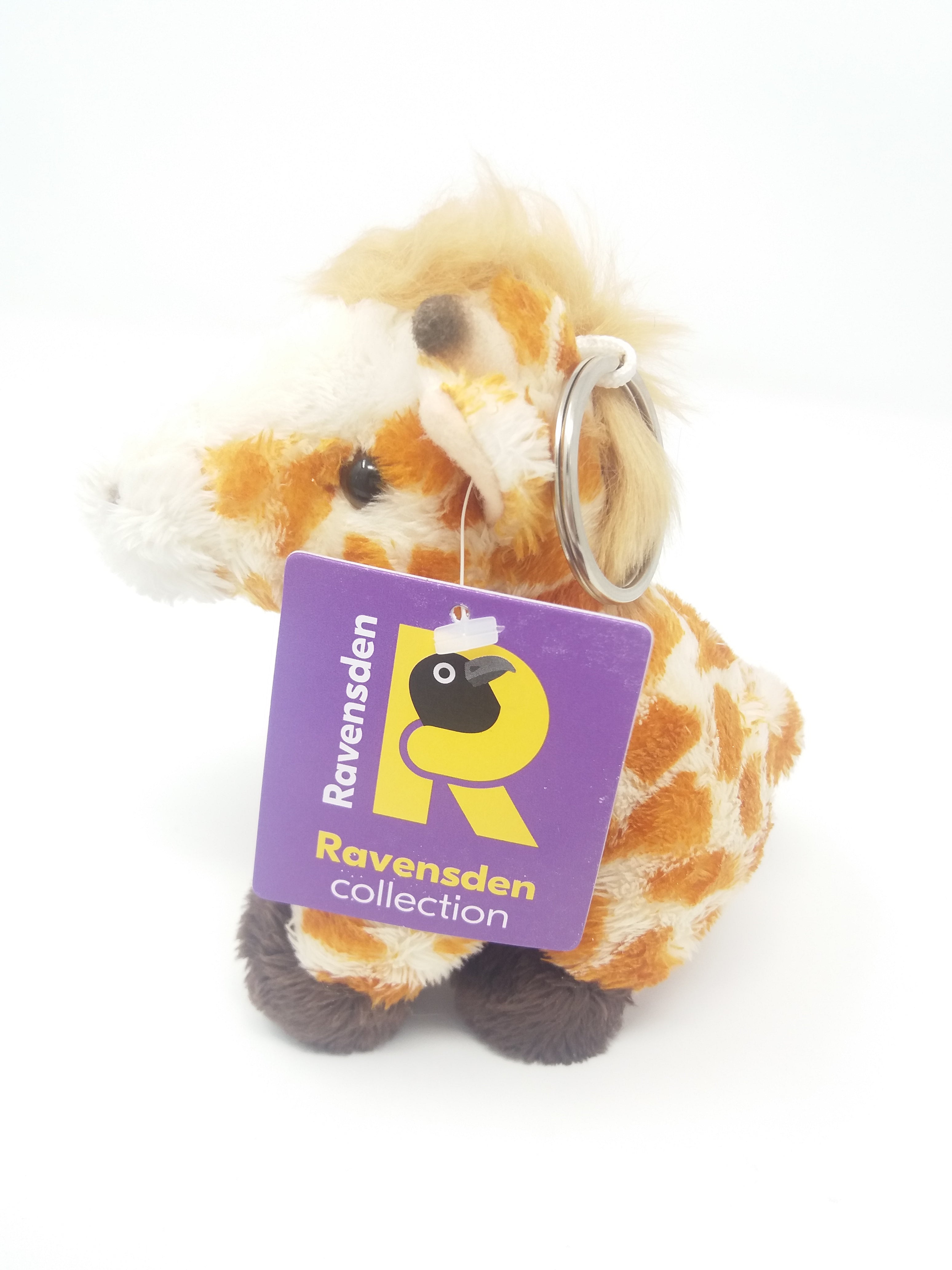 Ravensden Soft Toy Giraffe Keyring 10cm