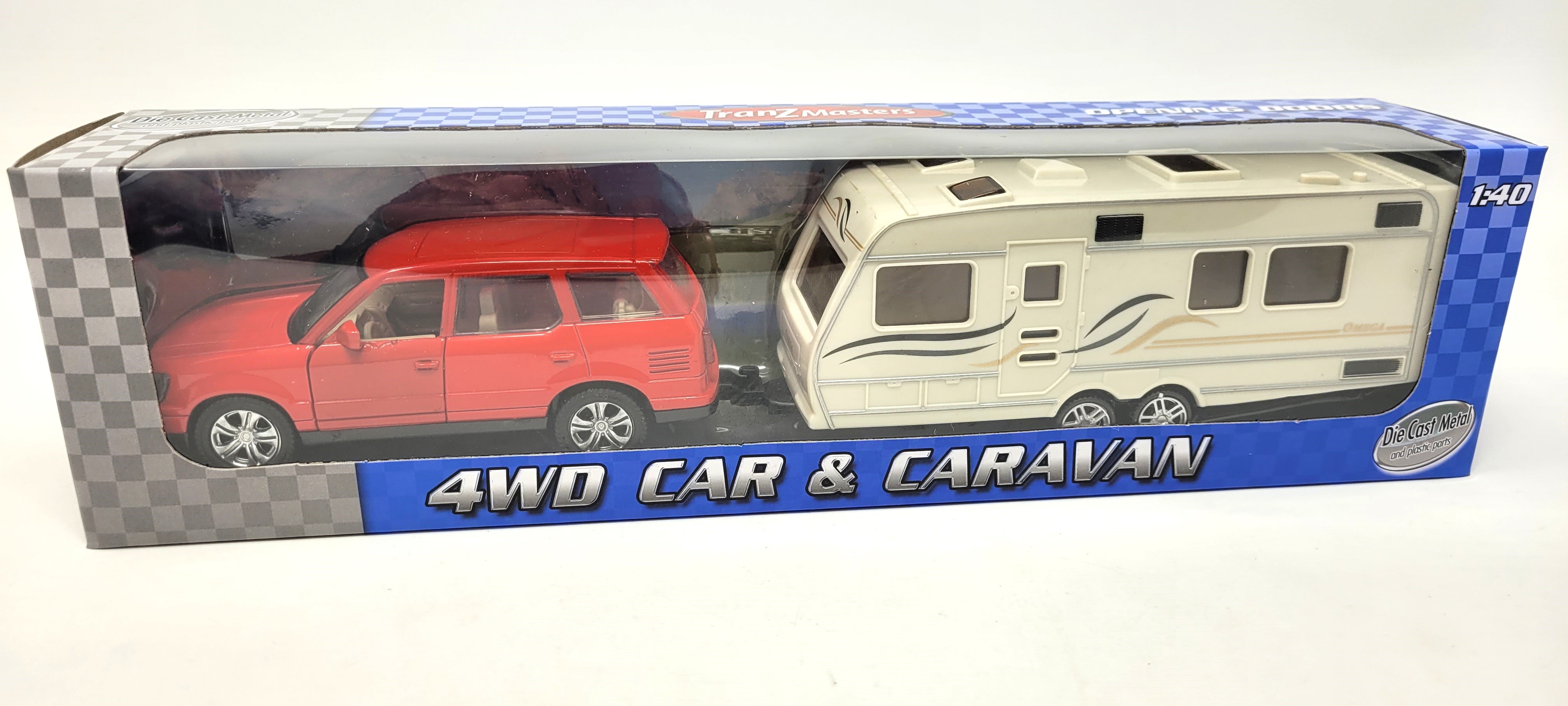 Tranzmasters 4WD Car & Caravan Toy