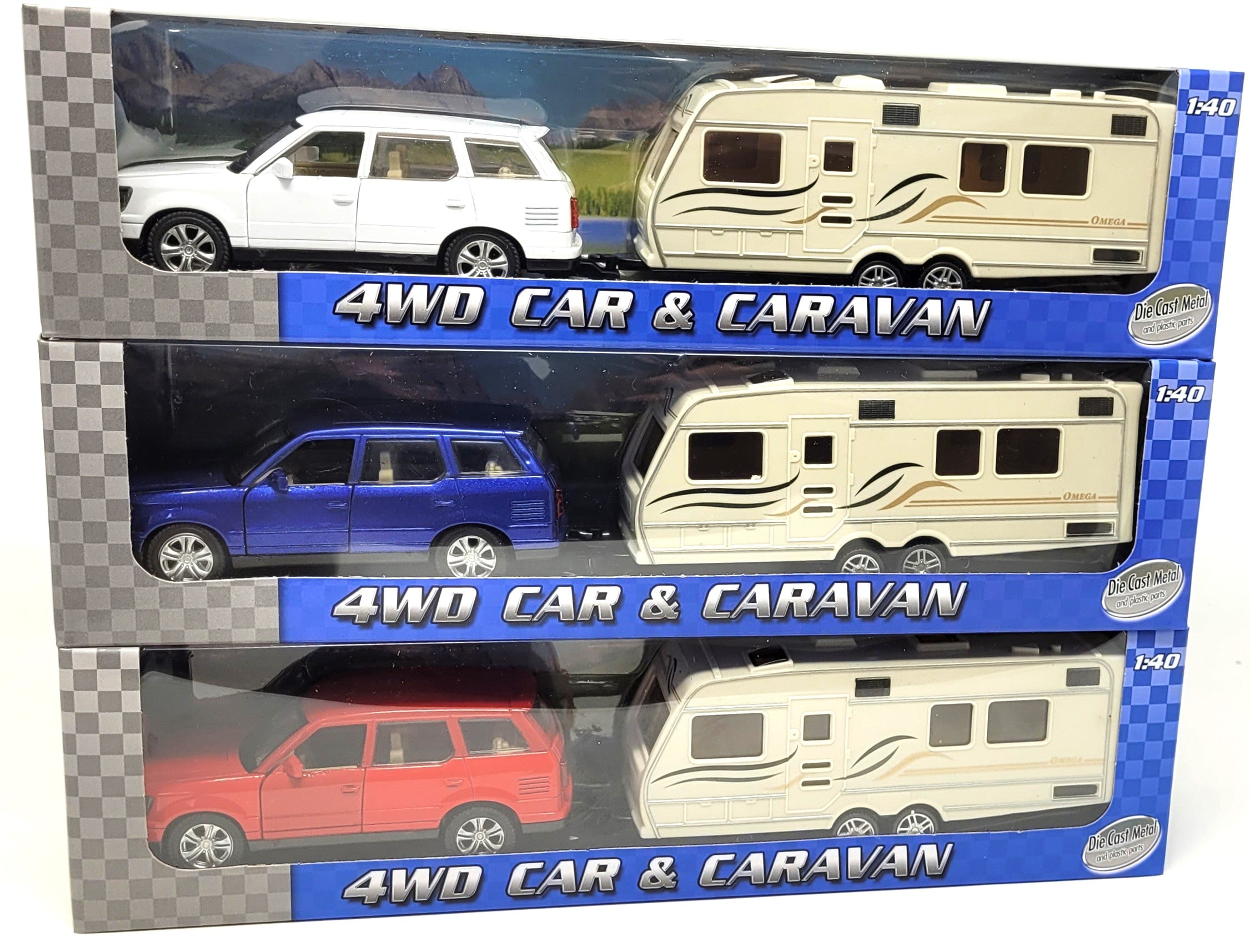 Tranzmasters 4WD Car & Caravan Toy