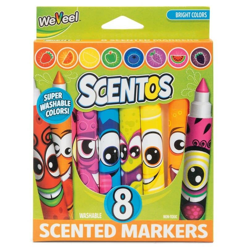 Scentos Funny Face Markers 8 Pack