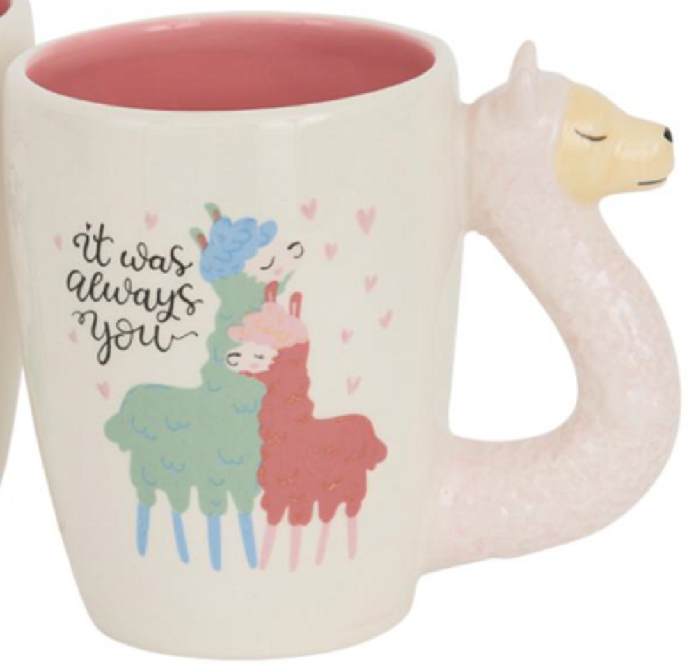Giftworks Llama Handle Mug