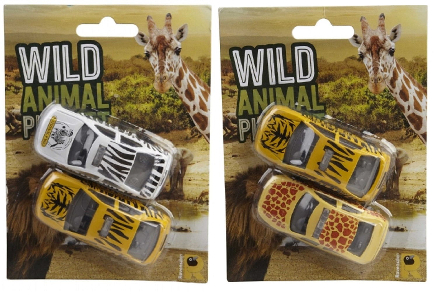 Ravensden Wild Animal Car Playset