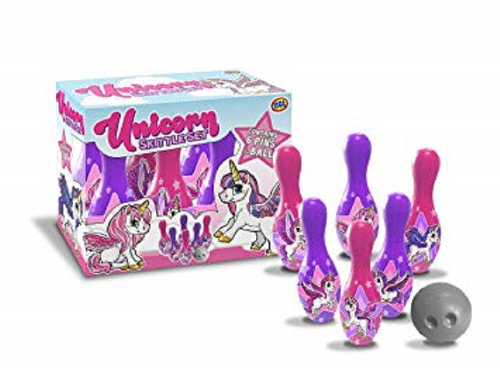 7 Piece Unicorn Skittle Set including Ball