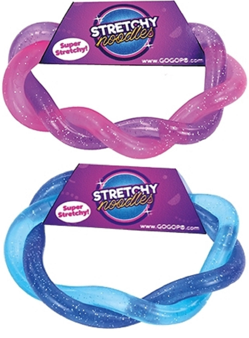 Stretchy Glitter Noodles Sensory Toy