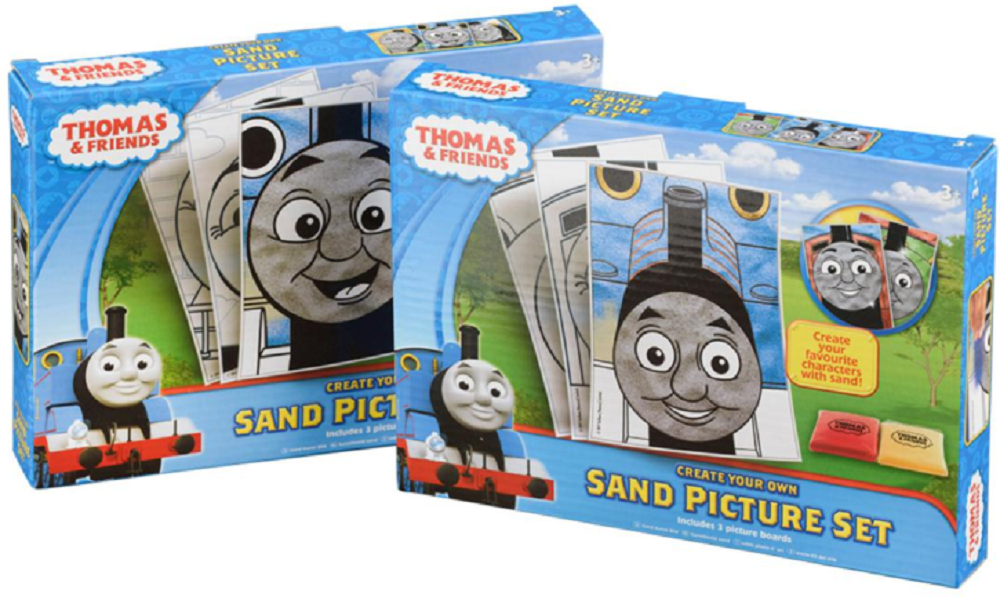 Giftworks Thomas and Friends Create Your Own Sand Picture Set