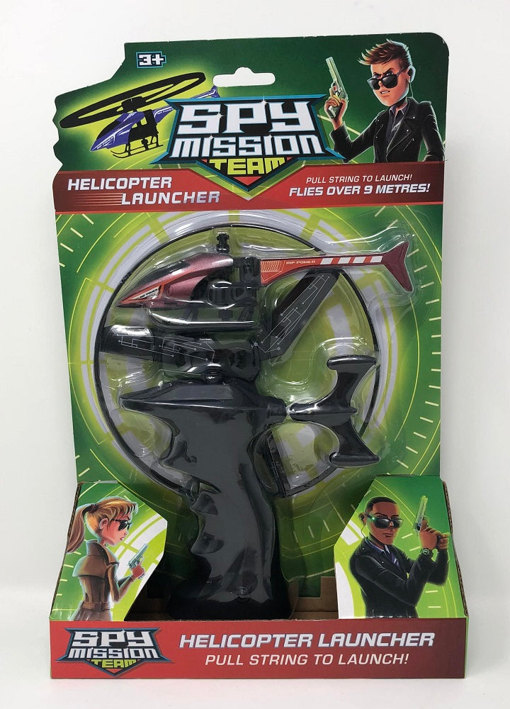 Kandytoys Spy Mission Helicopter Launcher - 3 Colours Available