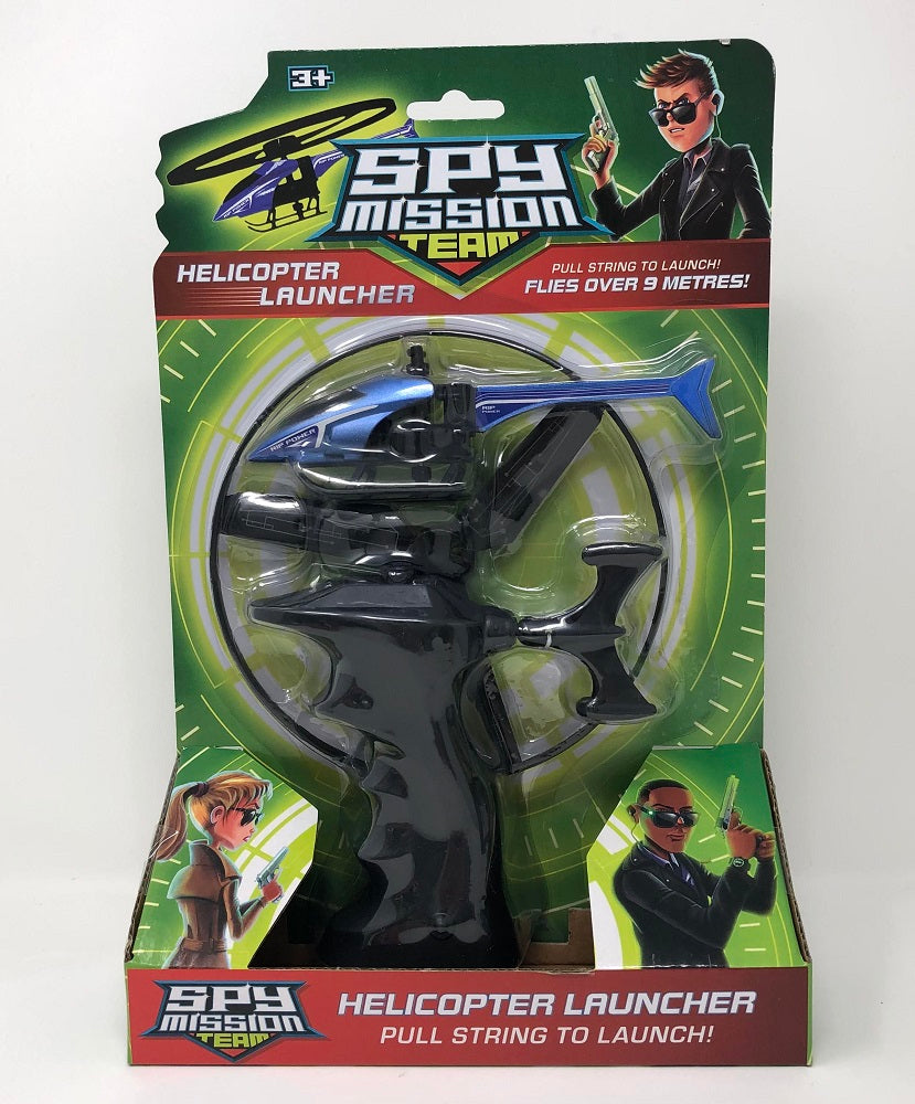 Kandytoys Spy Mission Helicopter Launcher - 3 Colours Available