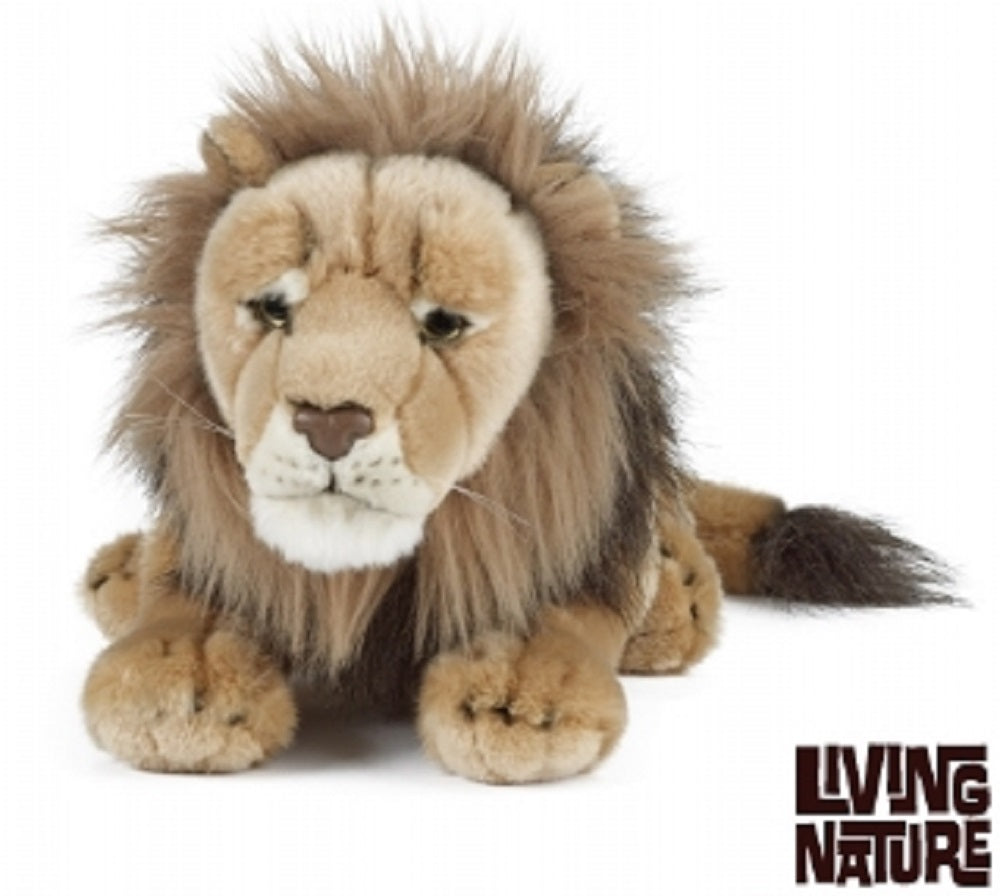 Living Nature Male Lion Large Plush 45cm