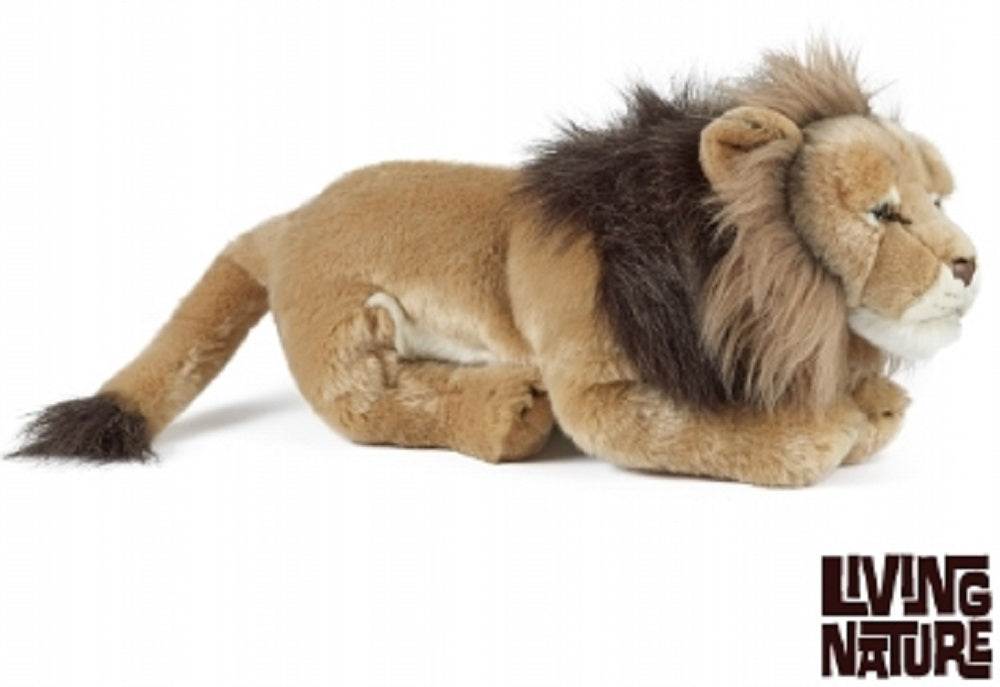 Living Nature Male Lion Large Plush 45cm