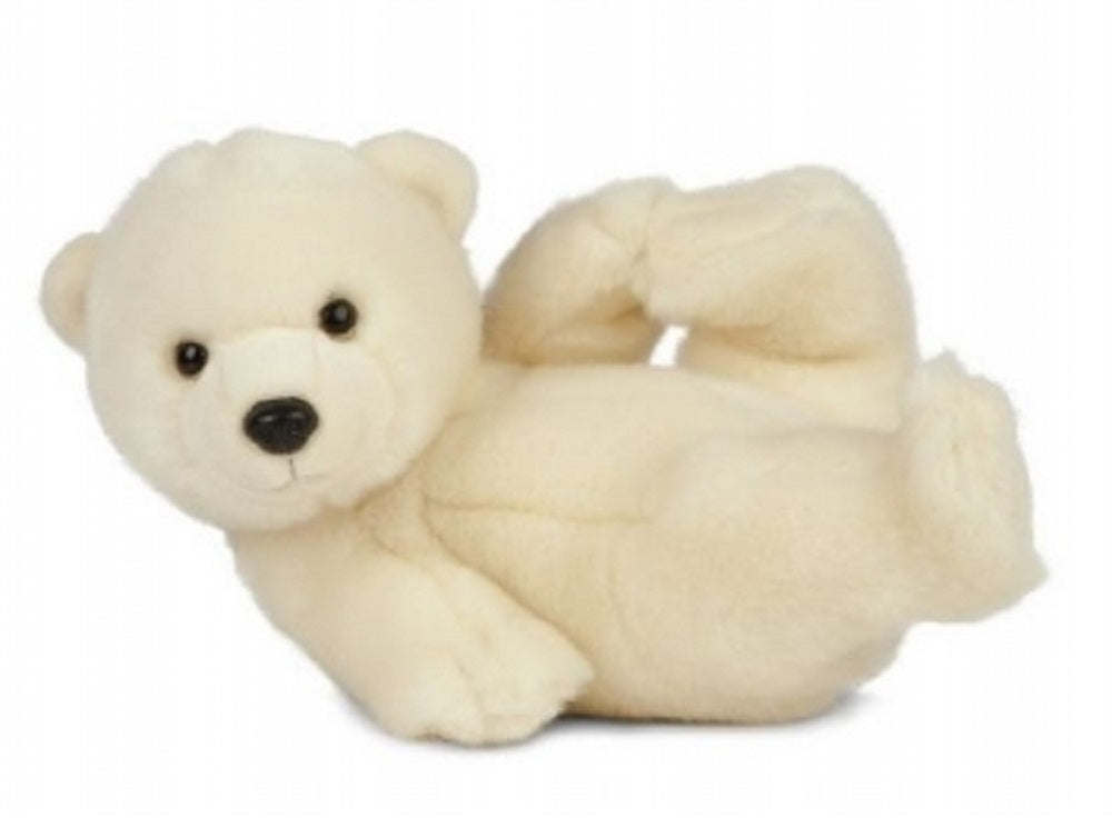 Living Nature Polar Bear Cub Playing Plush 28cm