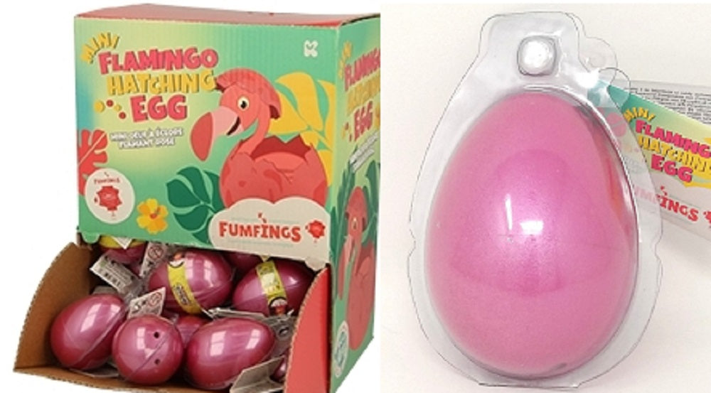Keycraft Mini Hatching Flamingo Egg 6cm