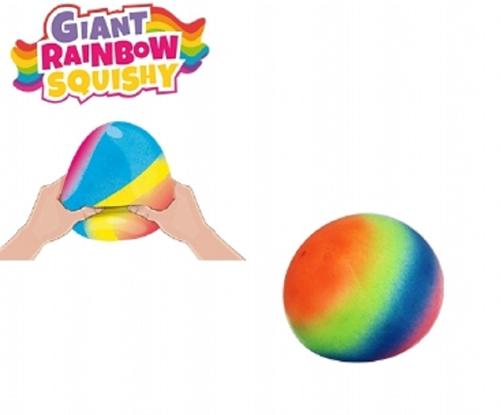 Keycraft Giant Rainbow Squish Ball 10cm