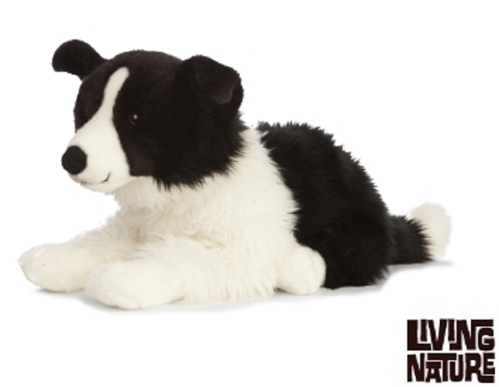 Living Nature Giant Border Collie Plush 60cm