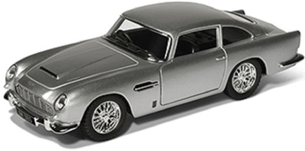 Pull Back Aston Martin DB5 Die cast Car in Silver