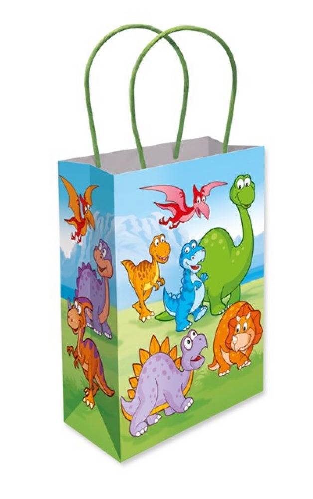 Playwrite Dinosaur String Handle Party bag 22cm