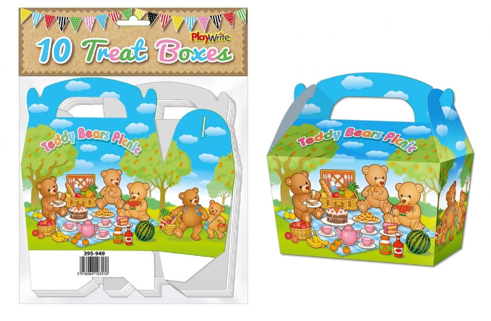 Playwrite 10 Teddy Bears Treat Boxes