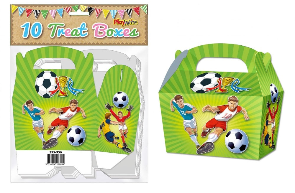 Playwrite 10 Football Treat Boxes