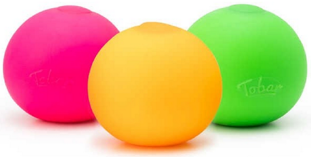 Tobar Neon Diddy Squish Balls Pack of 3