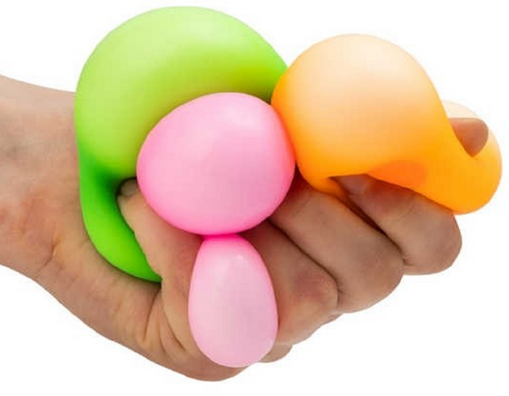 Tobar Neon Diddy Squish Balls Pack of 3