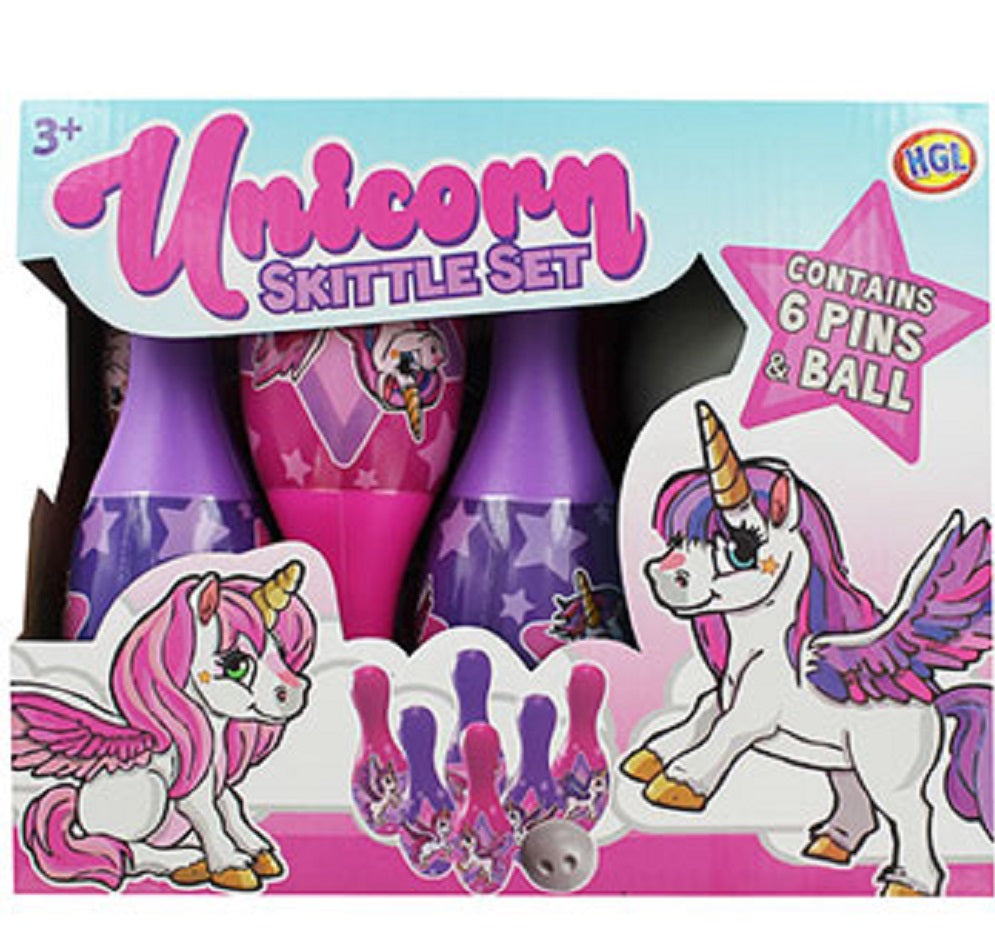 7 Piece Unicorn Skittle Set including Ball